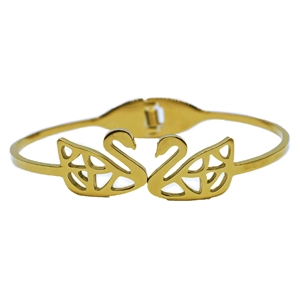 double-swan-design-kada-bracelet