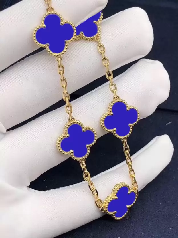 gold-chain-with-blue-colored-flower-for-women-side